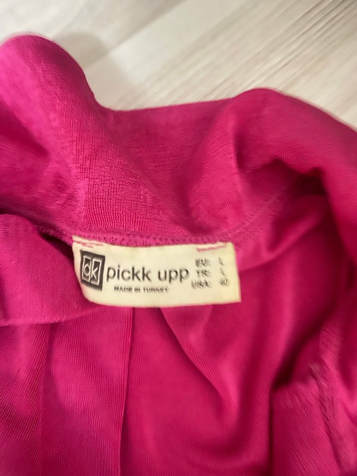 Pembe Fırfırlı Uzun Kollu Kız Bolero - Görsel 3