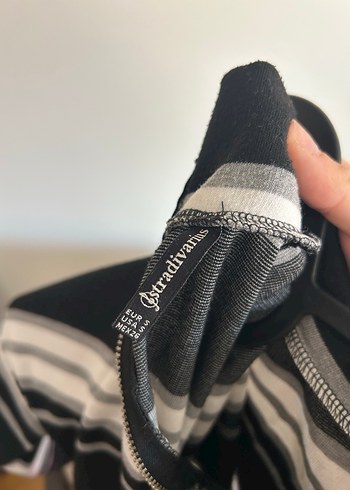Stradivarius Çizgili Kadın Triko Sweatshirt