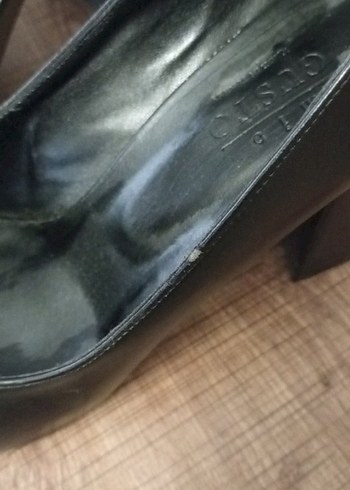 Klasik Siyah Tokalı Stiletto Topuklu Kadın Ayakkabı - Görsel 3