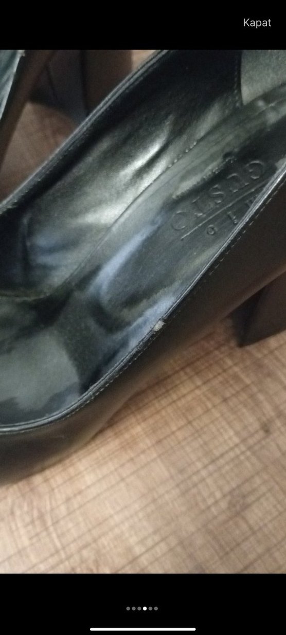 Klasik Siyah Tokalı Stiletto Topuklu Kadın Ayakkabı - Görsel 3