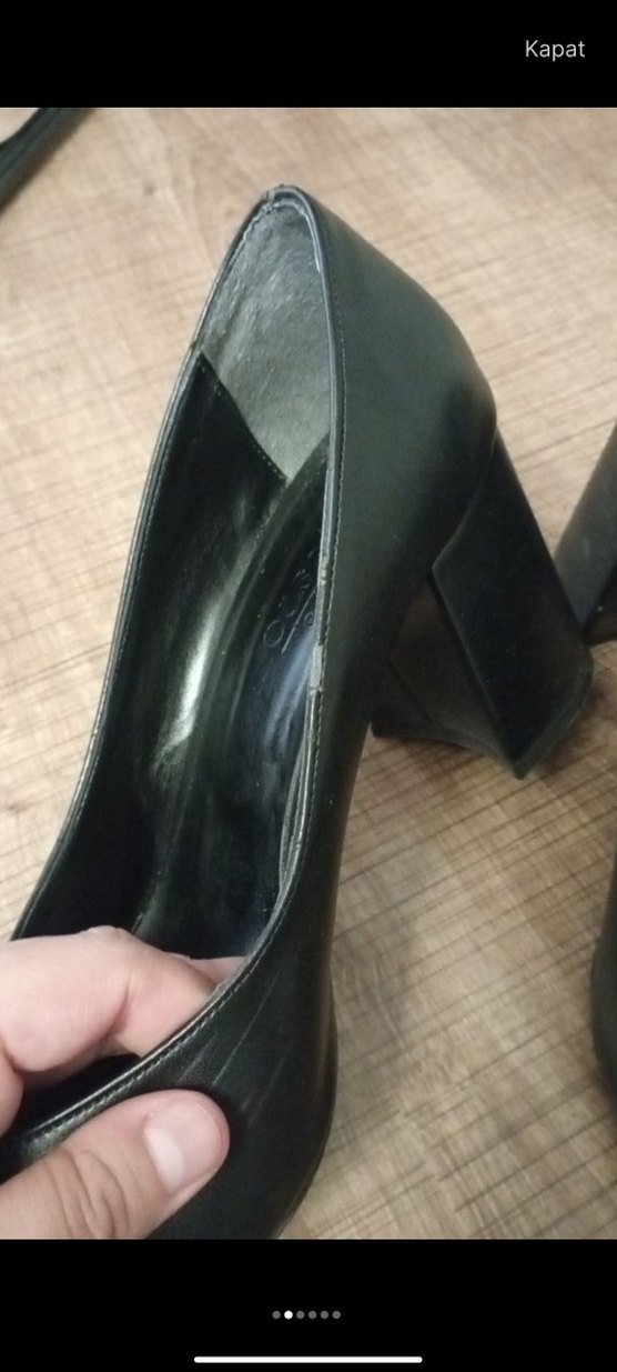 Klasik Siyah Tokalı Stiletto Topuklu Kadın Ayakkabı - Görsel 5