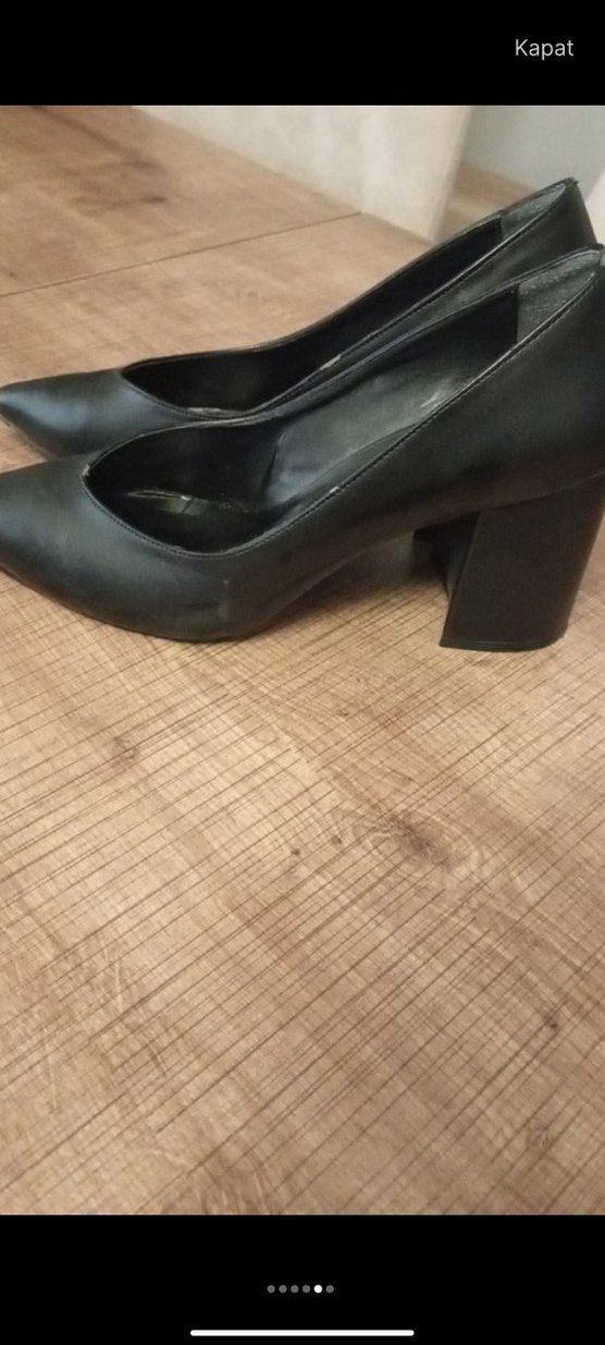 Klasik Siyah Tokalı Stiletto Topuklu Kadın Ayakkabı - Görsel 2