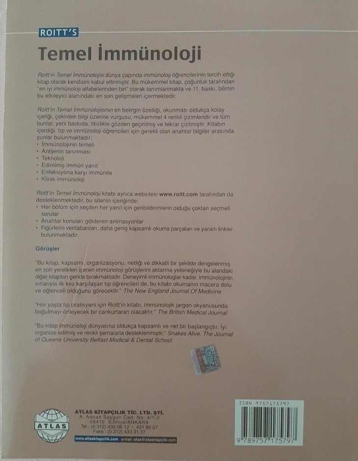 Roitt's Temel İmmünoloji 11. Baskı Sağlık Kitabı - Görsel 2