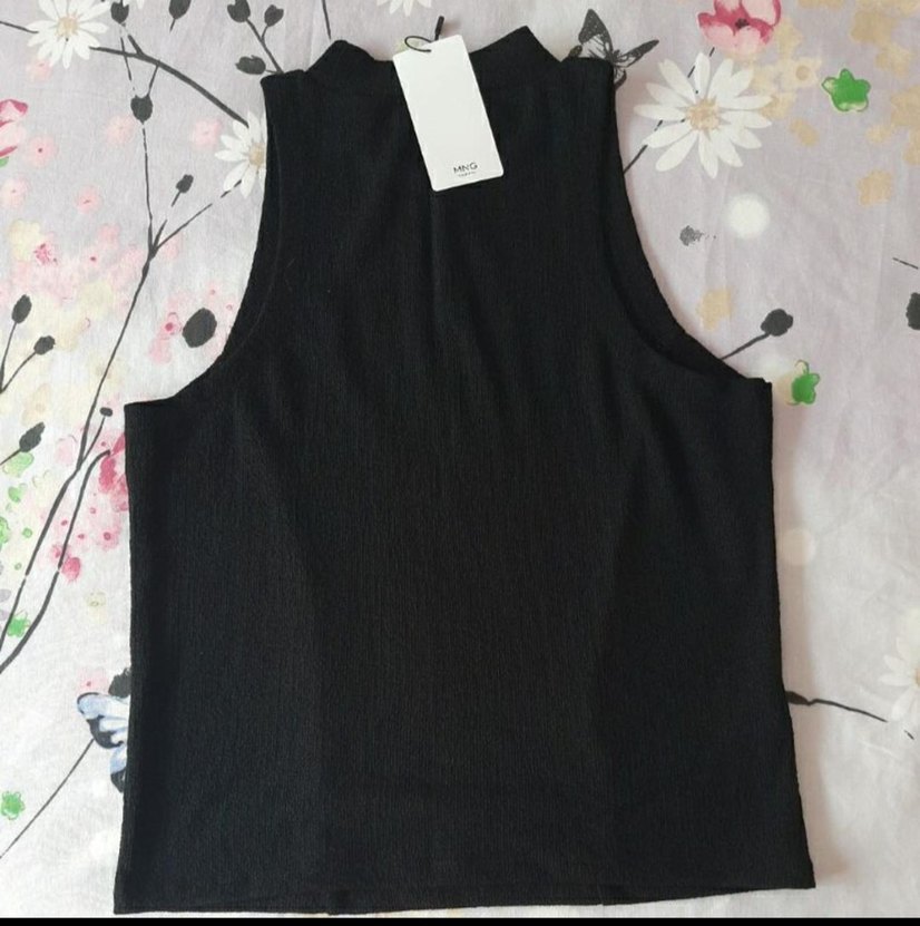 Siyah Kolsuz Bluz - Görsel 2