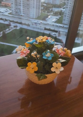 Diğer El Yapımı Soğuk Porselen Renkli Çiçek