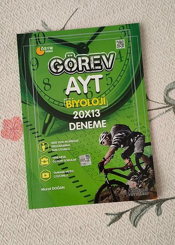 Görev AYT Biyoloji 20x13 Deneme Kitabı