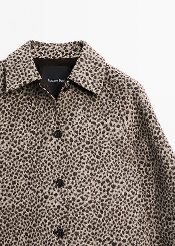 m Beden Massimo Dutti Yünlü Kısa Kaban
