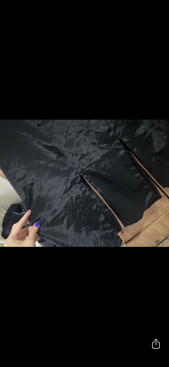 Siyah Uzun Kadın Etek - Gotik Tarz - Görsel 2