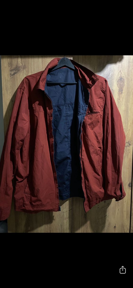 Lacivert Fermuarlı Erkek Midi Mont çift taraflı - Görsel 4