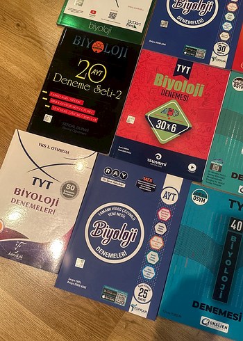  Beden Renk Biyoloji TYT & AYT Deneme Kitapları Seti
