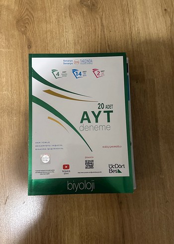 20 ADET AYT Biyoloji Deneme Kitabı