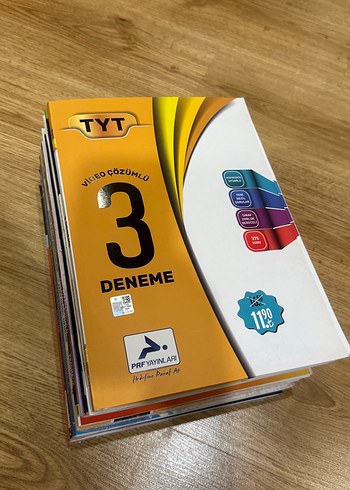 TYT 3 Deneme Kitabı PRF Yayınları