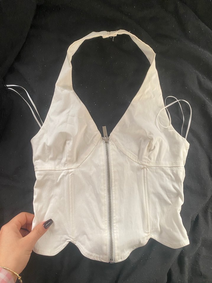 bershka beyaz büstiyer - Görsel 2