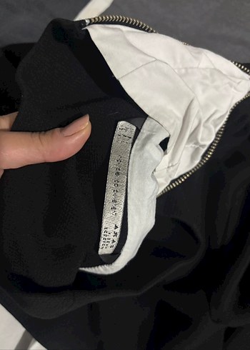 Siyah Boğazlı Uzun Kollu Salaş Kazak - Görsel 3