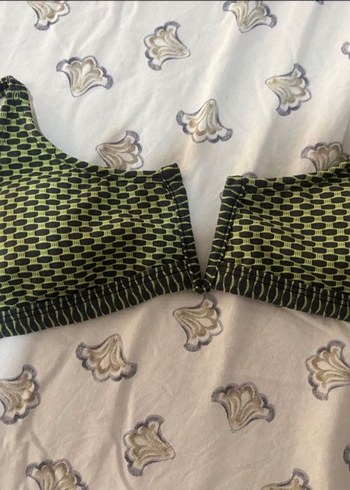 Koyu Yeşil Avant-Garde Midi Sütyen - Görsel 2