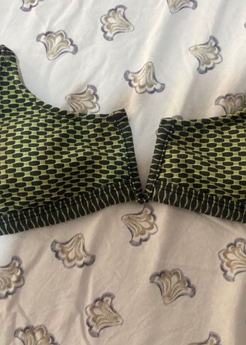 Koyu Yeşil Avant-Garde Midi Sütyen - Görsel 3