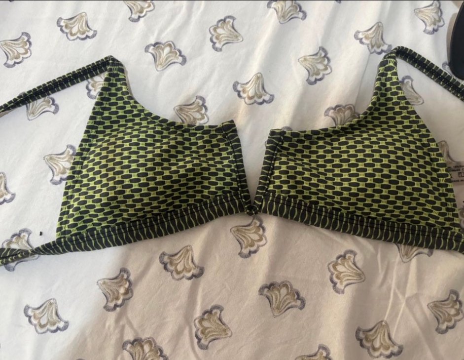 Koyu Yeşil Avant-Garde Midi Sütyen - Görsel 2