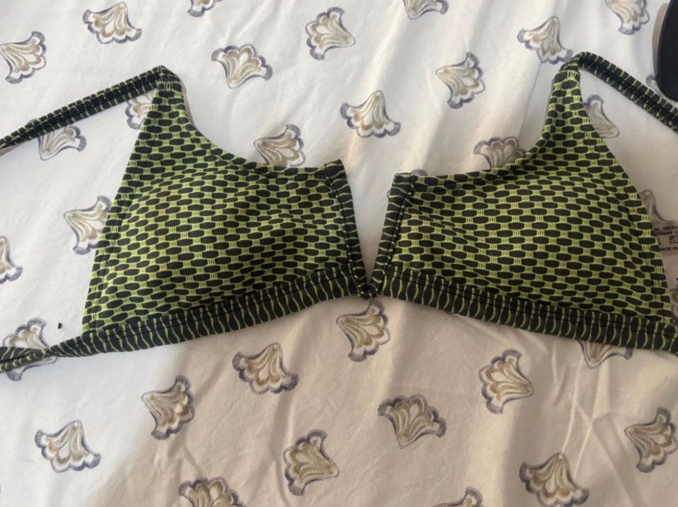 Koyu Yeşil Avant-Garde Midi Sütyen - Görsel 3