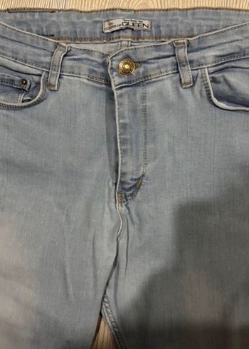 Gri Kadın Denim Jean - Görsel 3