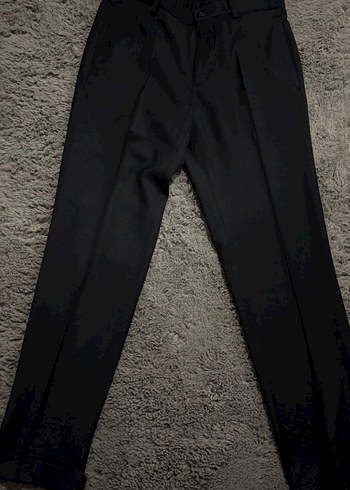 Düğmeli Lacivert Denim Erkek Pantolon - Görsel 2