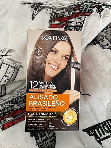 Kativa Saç Düzleştirme Kiti brezilya fönü keratin