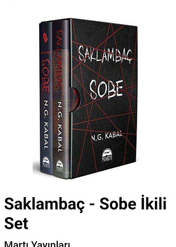 Saklambaç - Sobe İkili Roman Seti