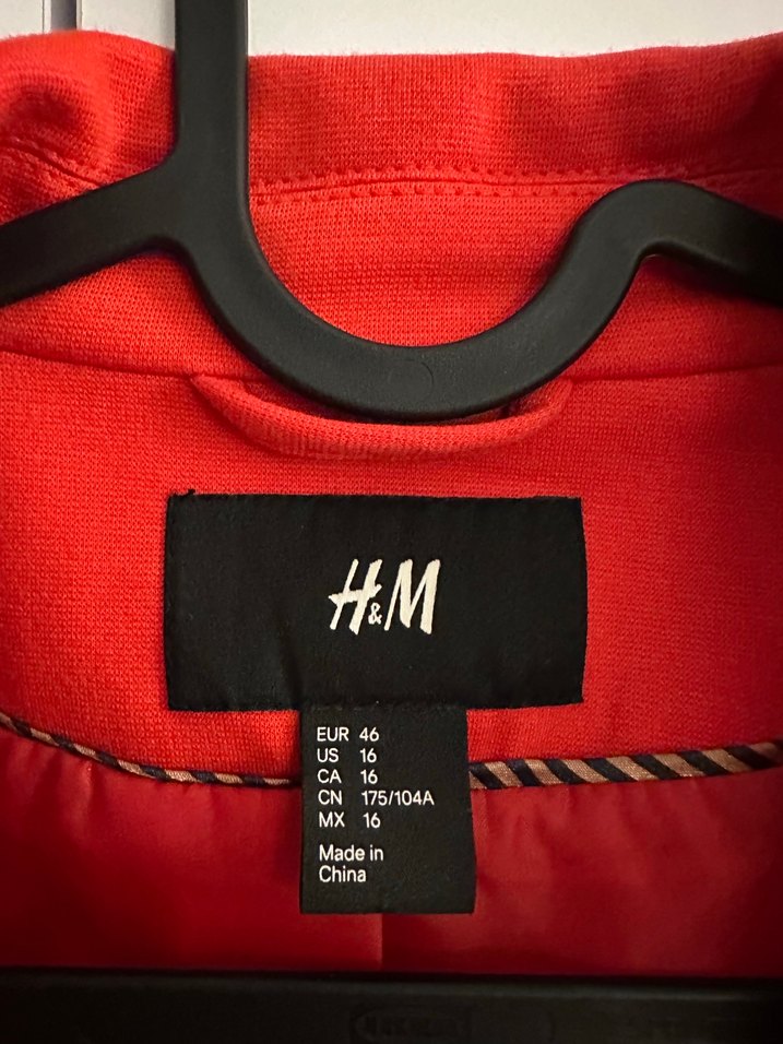 Canlı Kırmızı H&M Blazer Ceket — görsel 6/7