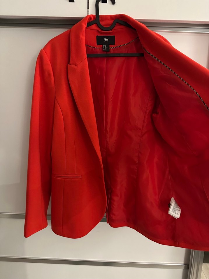 Canlı Kırmızı H&M Blazer Ceket — görsel 2/7