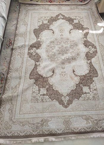 Kahverengi ve Gri Desenli Klasik Halı - Görsel 2