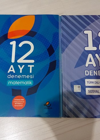 12 AYT Matematik ve Sosyal Deneme Kitapları