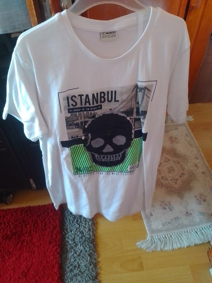 LC Waikiki Beyaz Baskılı Tişört - Görsel 2