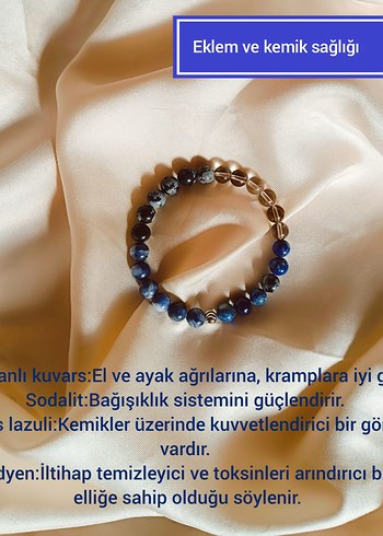 Mavi Boncuklu Bohem Kadın Bileklik