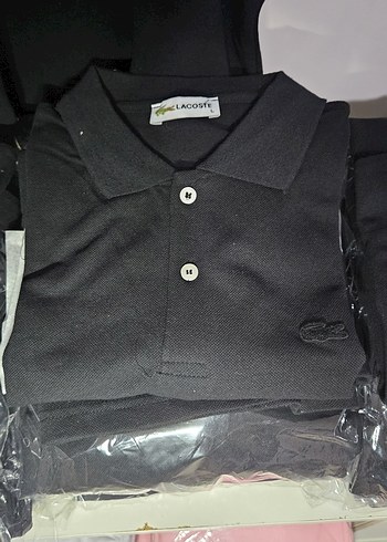 Lacoste Siyah Kısa Kollu Polo Tişört