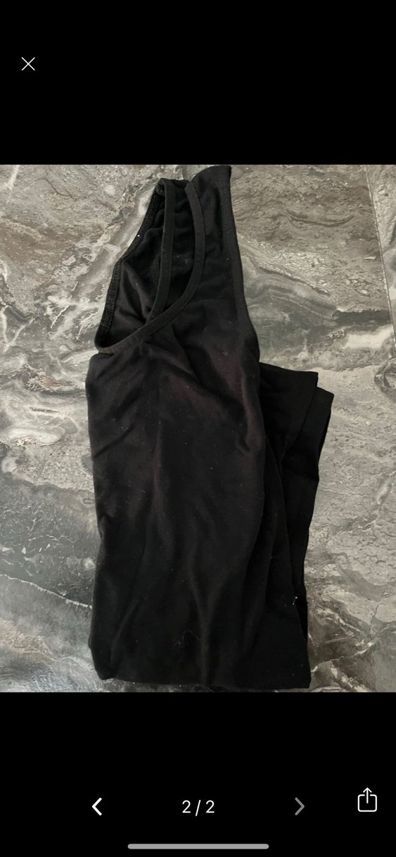 Siyah Hamile Tulum, Kolsuz, Uzun - Görsel 2