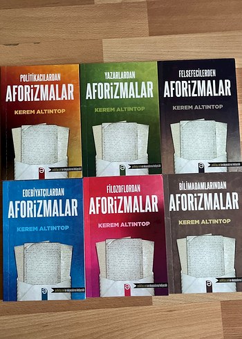 Kerem Altıntop Aforizmalar Seti - 6 Kitap