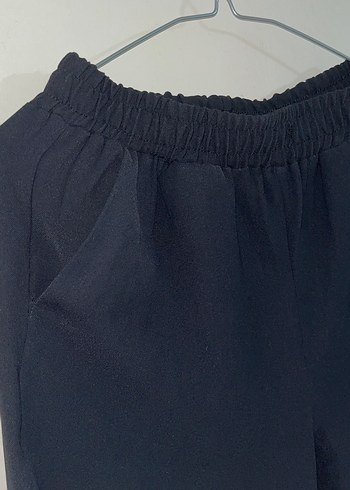 s Beden Siyah Kadın Pantolon Eşofman Yüksek Bel