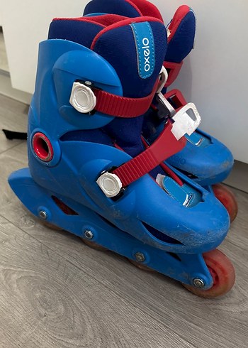 Decathlon Oxelo Mavi Kirmizi Cocuk Kaykaylari