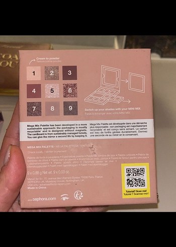  Beden Sephora Mega Mix Göz Farı Paleti
