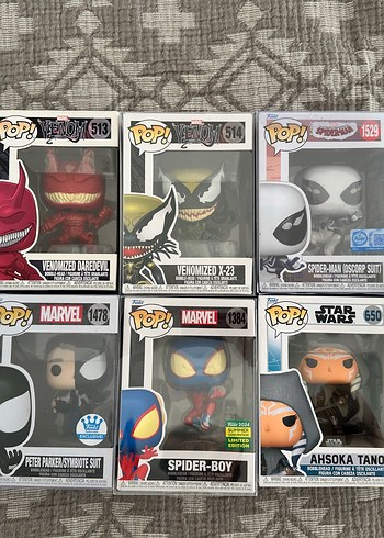 Marvel Pop! Venomized ve Spider-Boy Figürleri