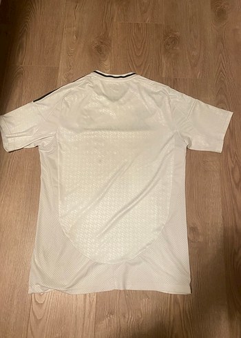 Erkek Beyaz Kısa Kollu Futbol Forması Orjinal - Görsel 2