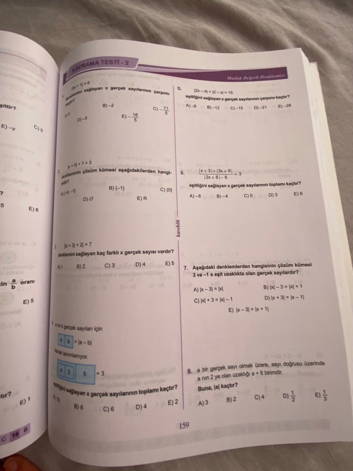 9. Sınıf Matematik Soru Bankası - Karekok - Görsel 2