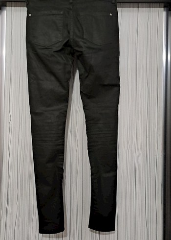 Mango Kadın Siyah Midi Kemerli Street Style Jean