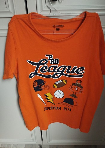 Turuncu Baskılı Erkek Çocuk Tişörtü - Görsel 2