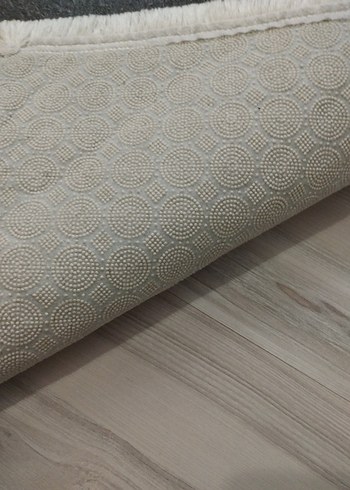 Gri Yıldız Desenli Modern Halı - Görsel 6