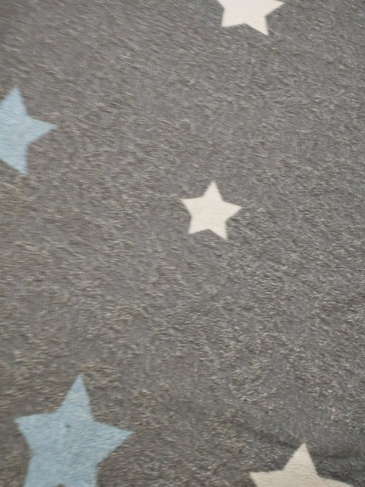 Gri Yıldız Desenli Modern Halı - Görsel 5