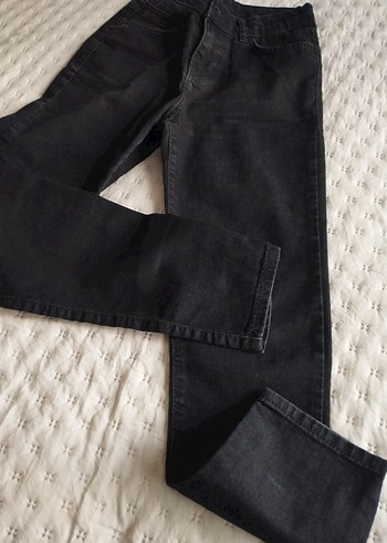 Gri Erkek Çocuk Bol Kesim Denim Pantolon - Görsel 3