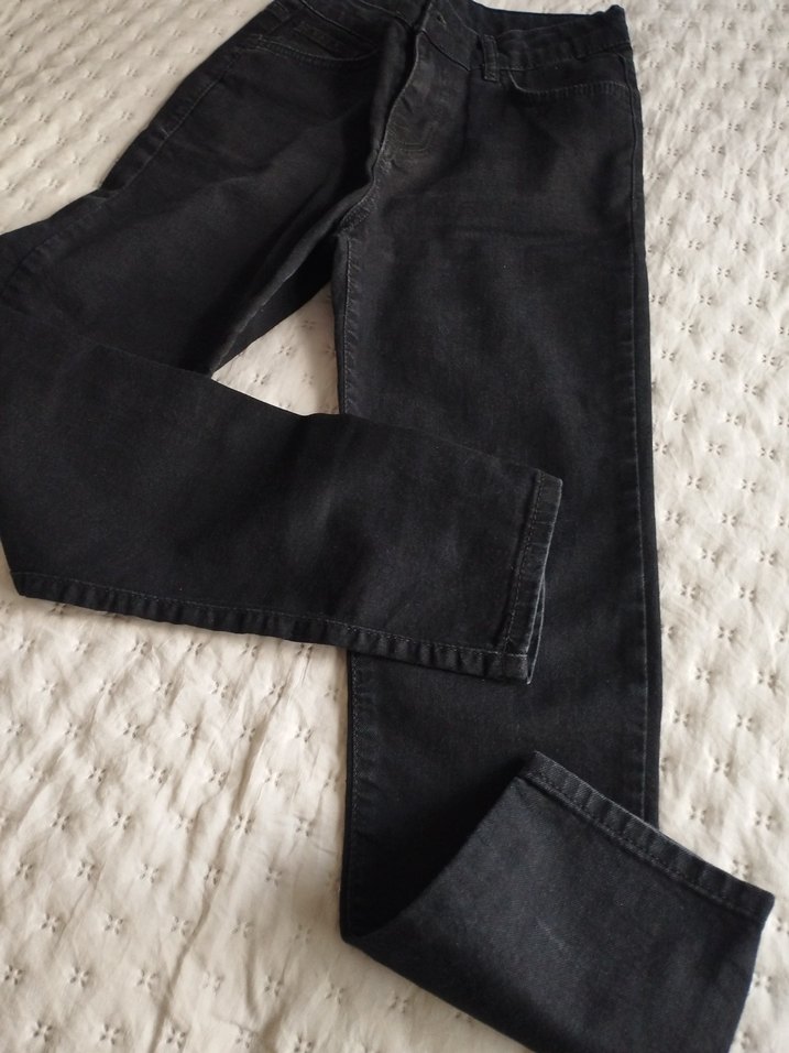 Gri Erkek Çocuk Bol Kesim Denim Pantolon - Görsel 3