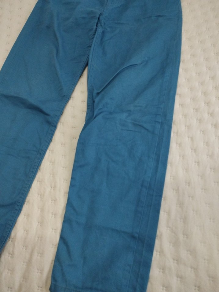 Erkek Mavi Bol Kesim Denim Pantolon - Görsel 2