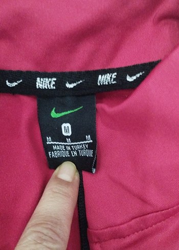 Nike Kırmızı Fermuarlı Kadın Spor Ceket - Görsel 4