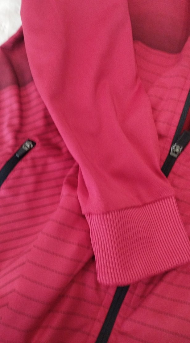 Nike Kırmızı Fermuarlı Kadın Spor Ceket - Görsel 5